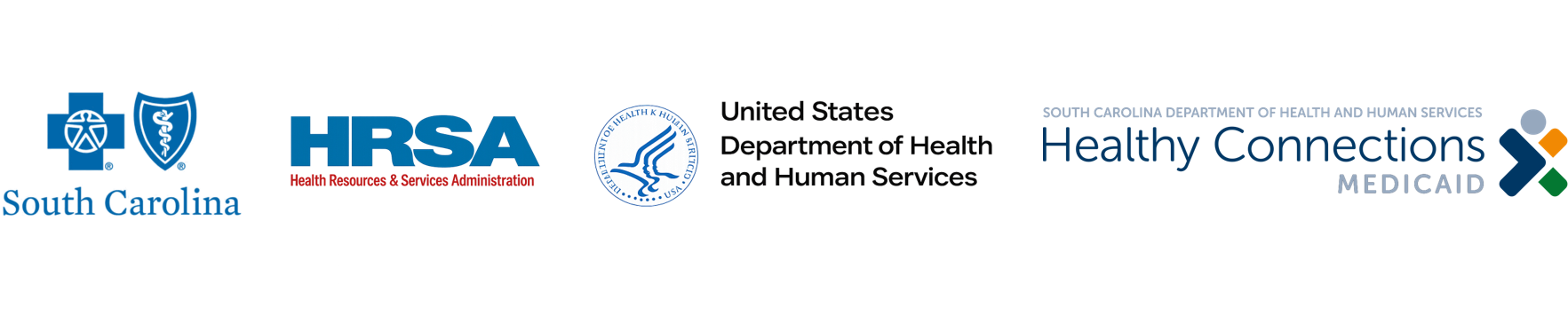Collaborative partners: BlueCross BlueShield of South Carolina, HRSA, U.S. Department of Health and Human Services, and South Carolina Healthy Connections Medicaid